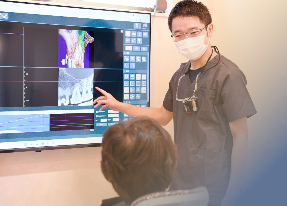 幅広い世代の方をサポート。“口腔機能”の評価も積極的に行います。